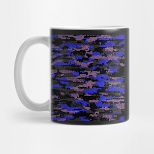 Camo Pattern - Blue Salmon Mug